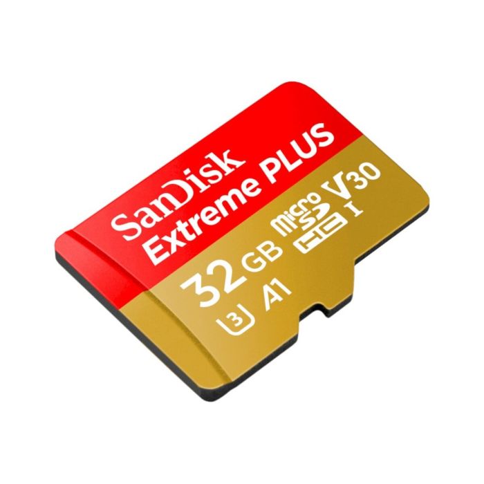 Карта пам'яті microSDHC (UHS-1) SanDisk Extreme PLUS 32Gb class 10 (adapter) (SDSQXBG-032G-GN6MA)