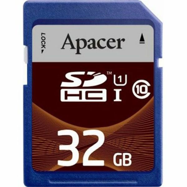 SDHC (UHS-1) Apacer 32Gb class 10 (AP32GSDHC10U1-R)