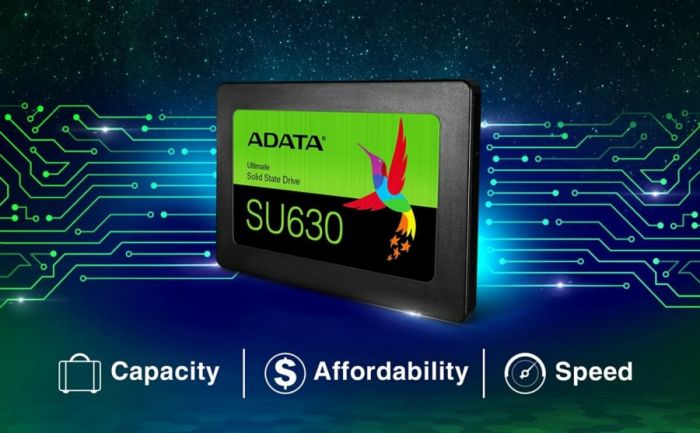Накопичувач SSD ADATA Ultimate SU630 480GB 2.5"; SATA III 3D QLC (ASU630SS-480GQ-R)