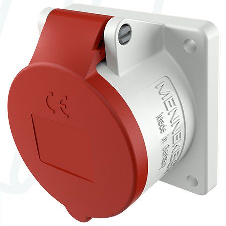 Розетка панельна 16A 5п 6г 400В, IP44, MENNEKES (артикул 1385)