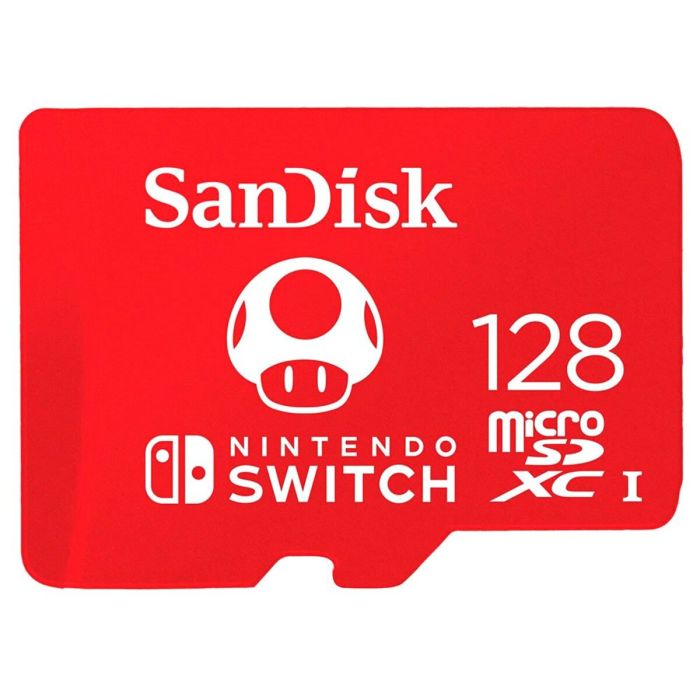 Карта пам'яті microSDXC (UHS-1) SanDisk For Nintendo Switch128Gb class 10 (R100Mb/s, W90Mb/s) (SDSQXAO-128G-GN3ZN)