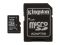 microSDHC (UHS-1) Kingston 16Gb class 10 (adapter SD) (SDC10/16GB)