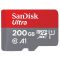Карта пам'яті microSDXC (UHS-1) SanDisk Ultra 200Gb class 10 A1 (120Mb/s) (SDSQUA4-200G-GN6MN)