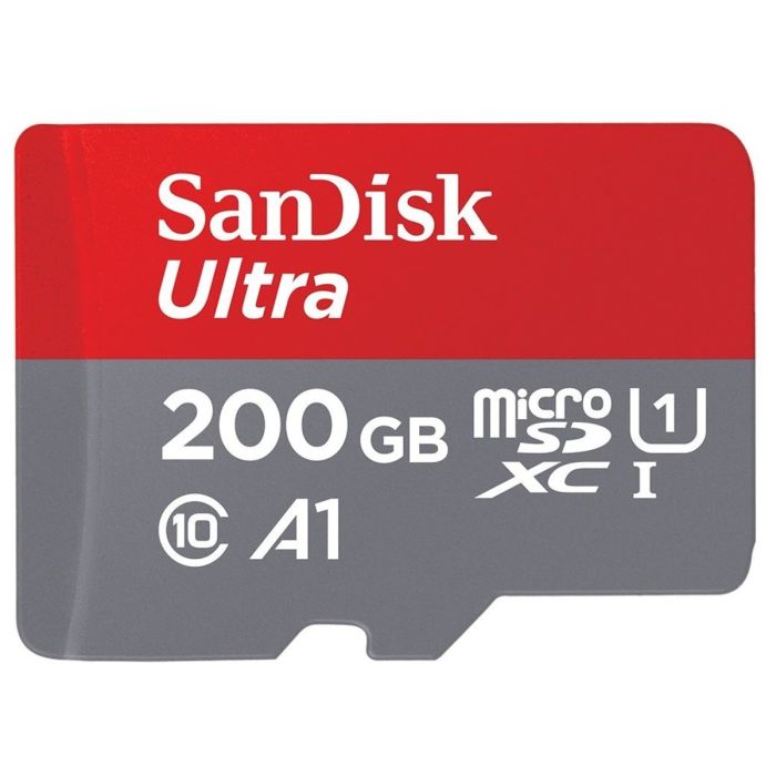 Карта пам'яті microSDXC (UHS-1) SanDisk Ultra 200Gb class 10 A1 (120Mb/s) (SDSQUA4-200G-GN6MN)