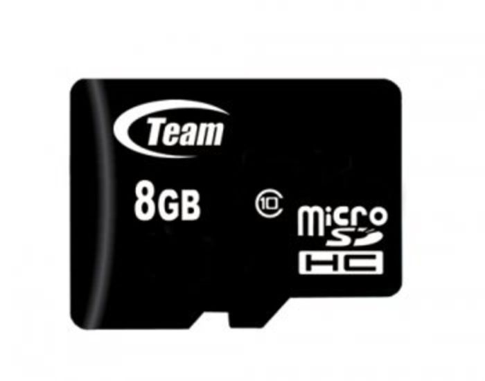 Карта пам'яті microSDHC Team 8Gb class 10 (adapter SD) (TUSDH8GCL1003)