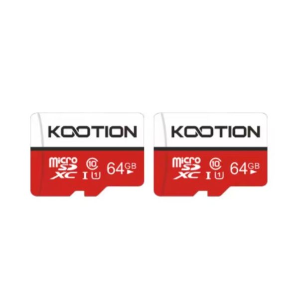 Карта пам'яті microSDXC (UHS-1) Kootion 64Gb class 10 (adapter SD) (2pcs) (TF-64G-U1*2)