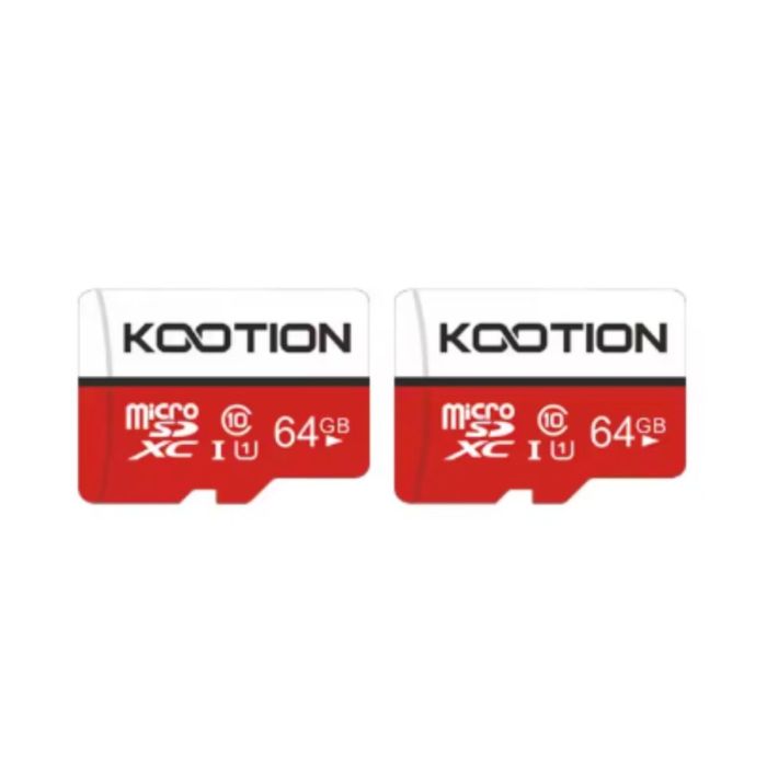 Карта пам'яті microSDXC (UHS-1) Kootion 64Gb class 10 (adapter SD) (2pcs) (TF-64G-U1*2)