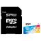 Карта пам'яті microSDXC (UHS-1) SiliconPower Elite Color 256Gb class 10 (adapter SD) (SP256GBSTXBU1V20SP)