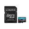Карта пам'яті microSDXC (UHS-1 U3) Kingston Canvas Go Plus 256Gb class 10 A2 V30 (R170MB/s, W90MB/s) (adapter SD) (SDCG3/256GB)