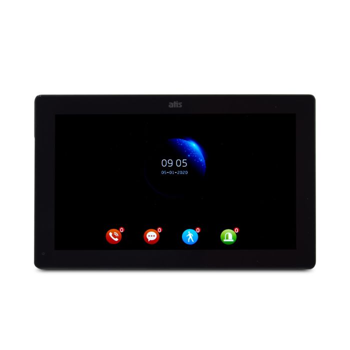 Комплект відеодомофона ATIS AD-1070FHD/T Black з підтримкою Tuya Smart + AT-400HD Black