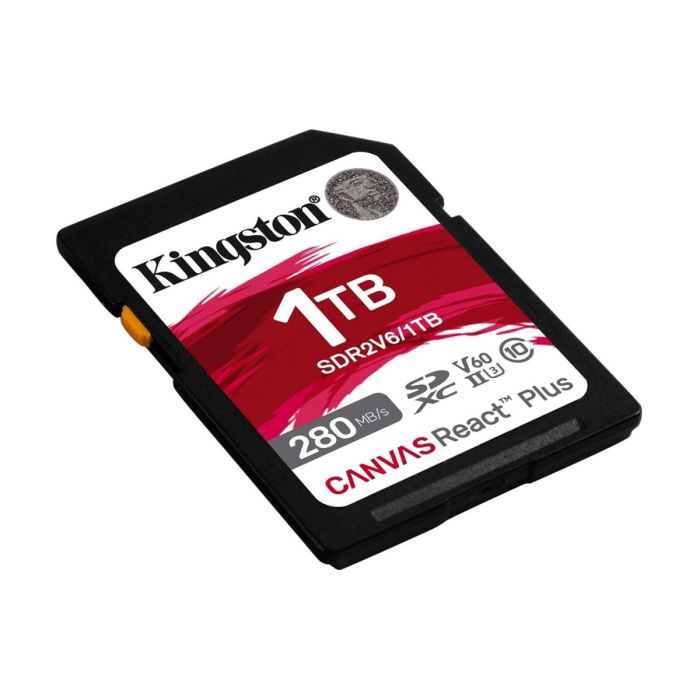 Карта пам'яті SDXC (UHS-II U3) Kingston Canvas React Plus 1Tb class 10 V60 (R280MB/s, W150MB/s) (SDR2V6/1TB)
