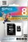 Карта пам'яті microSDHC SiliconPower 8Gb class 10 (adapter SD) (SP008GBSTH010V10SP)