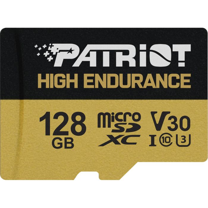 microSDXC (UHS-1 U3) Patriot High Endurance 128Gb class 10 V30 (R-95MB/s) (PEF128GE31MCH)