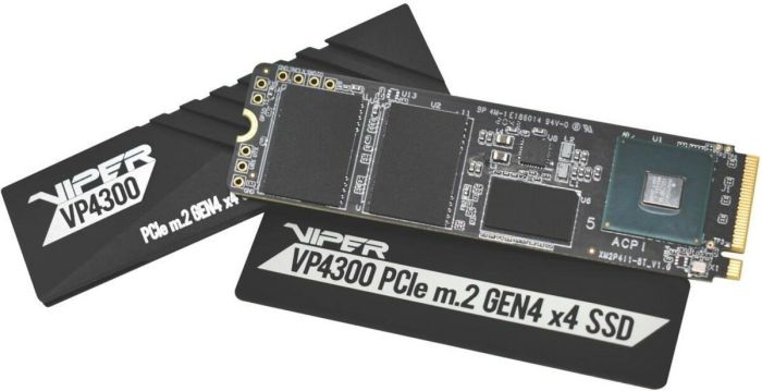 Накопичувач SSD M.2 Patriot Viper VP4300 2TB NVMe 2280 PCIe 3.0 7400/6800 3D TLC (VP4300-2TBM28H)