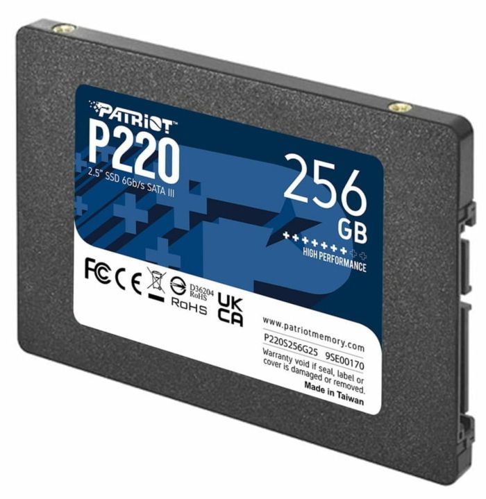 Накопичувач SSD Patriot P220 256GB 2.5" 7mm SATAIII (P220S256G25)