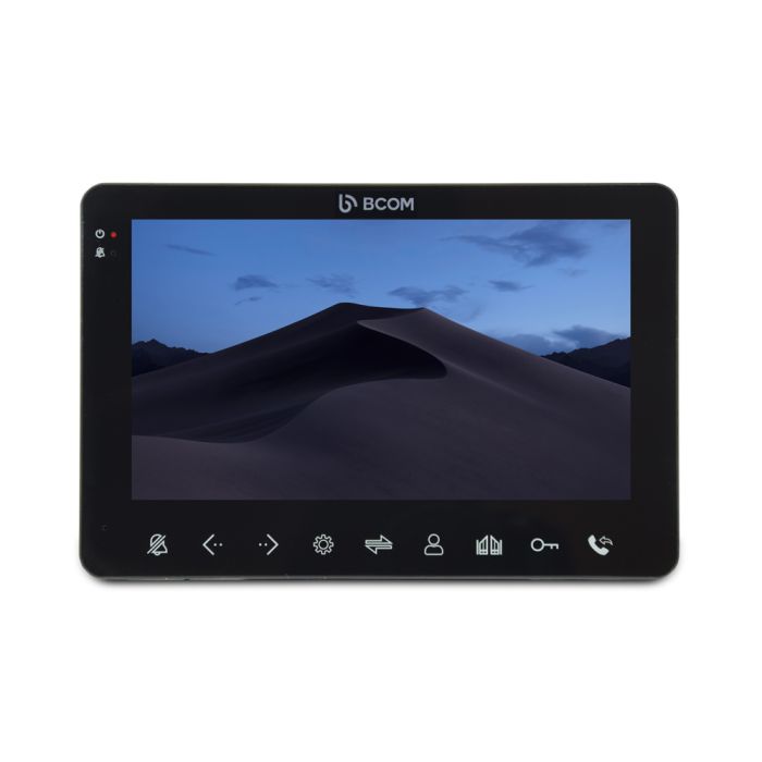 Комплект відеодомофона BCOM BD-780FHD Black + BT-390FHD відеодомофон 7" з детектором руху та відеопанель