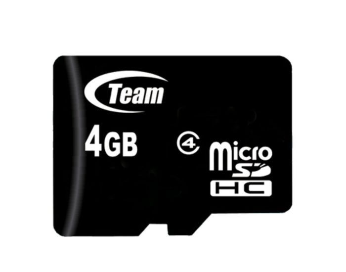 Карта пам'яті microSDHC Team 4Gb class 4 (TUSDH4GCL402)