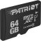 Карта пам'яті microSDXC (UHS-1) Patriot LX Series 64Gb class 10 (PSF64GMDC10)