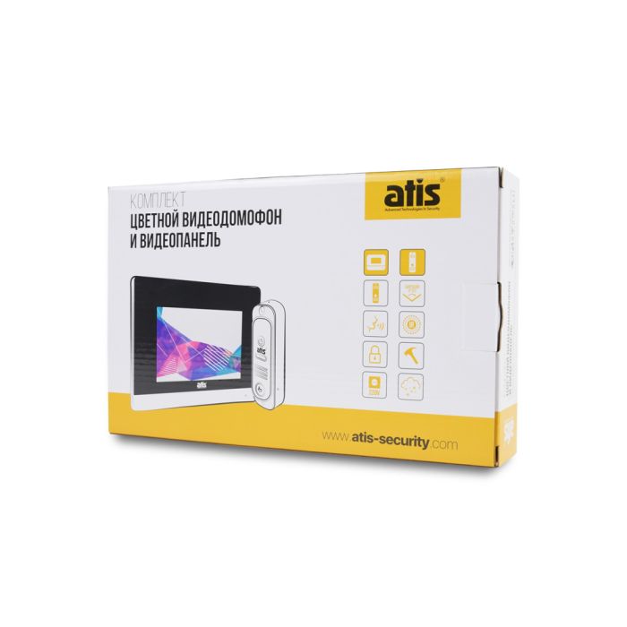 Комплект відеодомофона ATIS AD-480MW Kit box