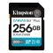 Карта пам'яті SDXC (UHS-1 U3) Kingston Canvas Go! Plus 256Gb class 10 A2 V30 (R200MB/s, W160MB/s) (SDG4/256GB)