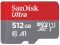 Карта пам'яті microSDXC (UHS-1) SanDisk Ultra 512Gb class 10 A1 (120Mb/s) (SDSQUA4-512G-GN6MN)