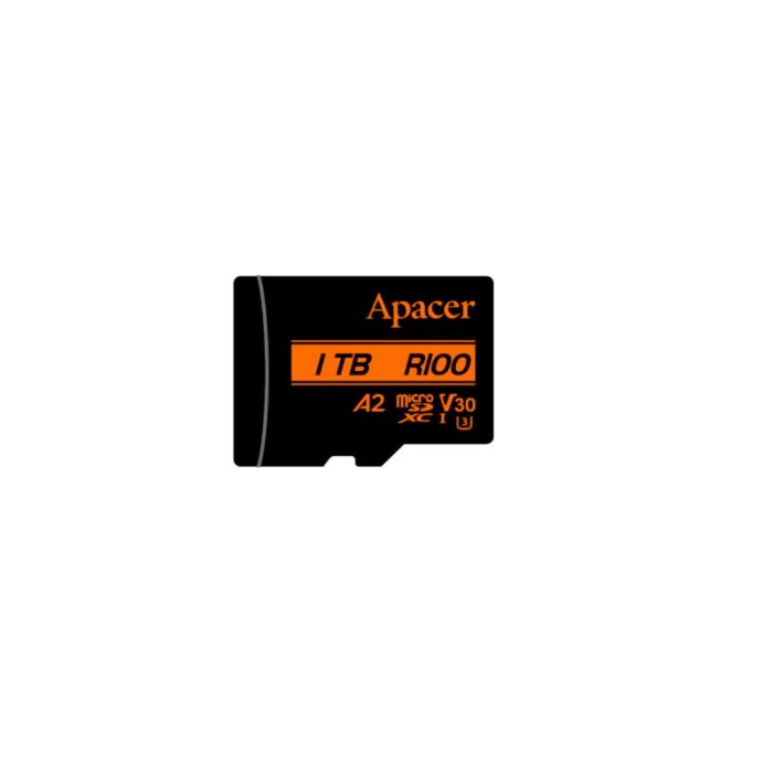 Карта пам'яті microSDXC (UHS-1 U3) Apacer A2 1TB class 10 V30 (R100MB/s, W80MB/s) (adapter SD) (AP1TBMCSX10U8-R)