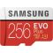 Карта пам'яті microSDXC (UHS-1 U3) Samsung EVO Plus 256Gb class 10 (R-100Mb/s, W-90Mb/s) (adapter SD) (MB-MC256HA)