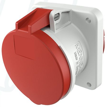 Розетка панельна 63A 5п 6г 400В, IP44, MENNEKES (артикул 1252A)