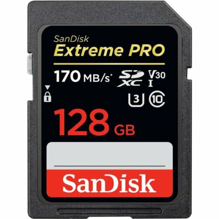 Карта пам'яті SDXC (UHS-1 U3) SanDisk Extreme Pro 128Gb class 10 V30 (170Mb/s) (SDSDXXY-128G-GN4IN)