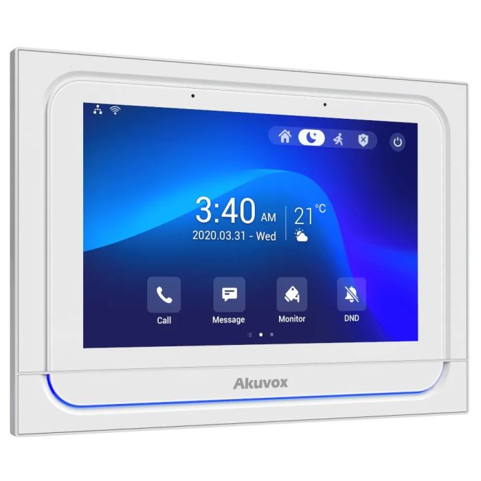IP-відеодомофон з Wi-Fi 7" Akuvox X933W White