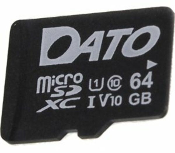 Карта пам'яті microSDXC (UHS-1) DATO 64Gb class 10 (adapter SD) (DTTF064GUIC10AD)