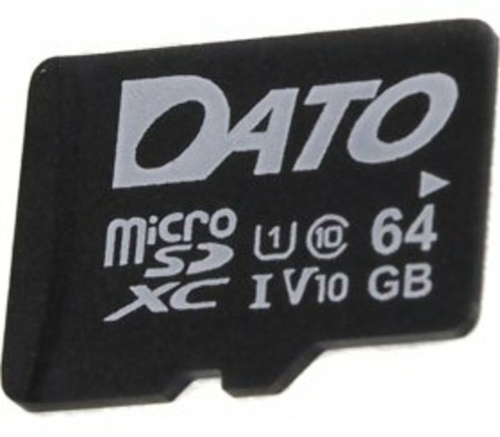 Карта пам'яті microSDXC (UHS-1) DATO 64Gb class 10 (adapter SD) (DTTF064GUIC10AD)