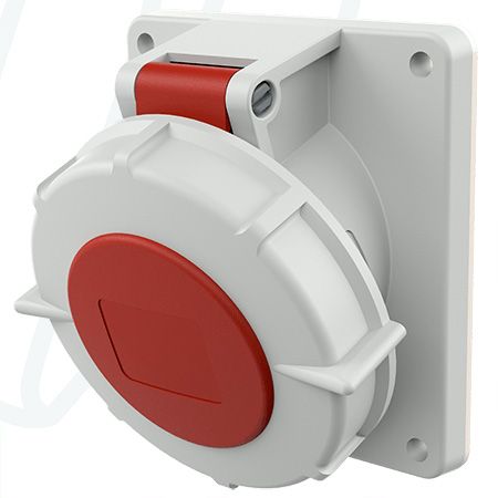 Розетка панельна 16A 5п 6г 400В, IP67 (нахил 20°), MENNEKES (артикул 1485)