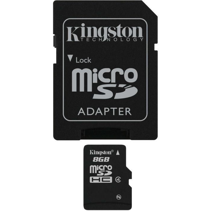 microSDHC Kingston 8Gb class 4 (adapter SD) (SDC4/8GB)