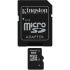 microSDHC Kingston 8Gb class 4 (adapter SD) (SDC4/8GB)