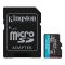 Карта пам'яті microSDXC (UHS-1 U3) Kingston Canvas Go! Plus 128Gb class 10 A2 V30 (R200MB/s) (adapter SD) (SDCG4/128GB)