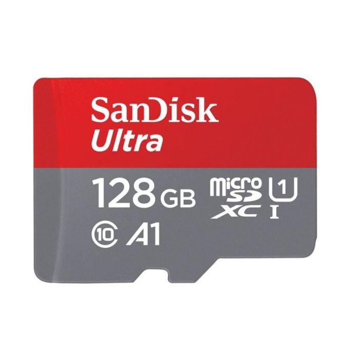 Карта пам'яті microSDXC (UHS-1) SanDisk Ultra 128Gb class 10 A1 (140Mb/s) (SDSQUAB-128G-GN6MN)