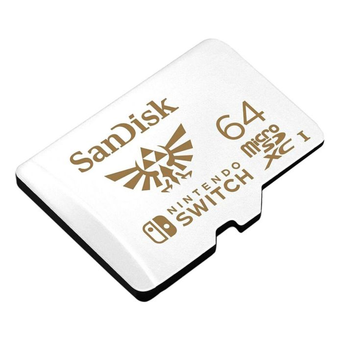 Карта пам'яті microSDXC (UHS-1) SanDisk For Nintendo Switch 64Gb class 10 (R100Mb/s, W90Mb/s) (SDSQXAT-064G-GN3ZN)