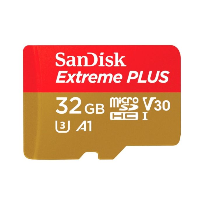 Карта пам'яті microSDHC (UHS-1) SanDisk Extreme PLUS 32Gb class 10 (adapter) (SDSQXBG-032G-GN6MA)