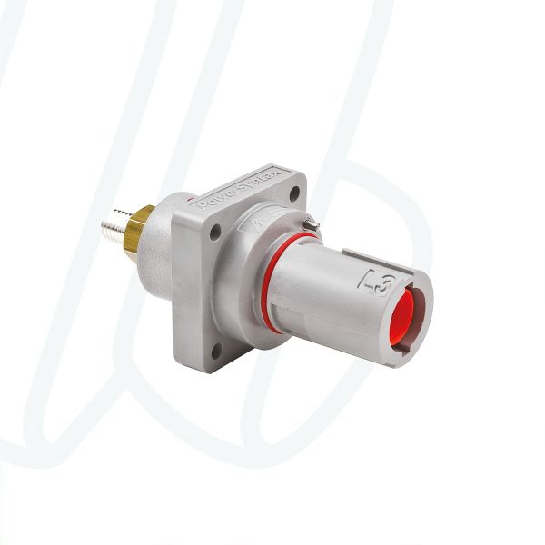Штекер панельний SPX, 480А, L3, підʼєднання М12, сірий | POWER SYNTAX (арт. SPX4PD3GYM120000)