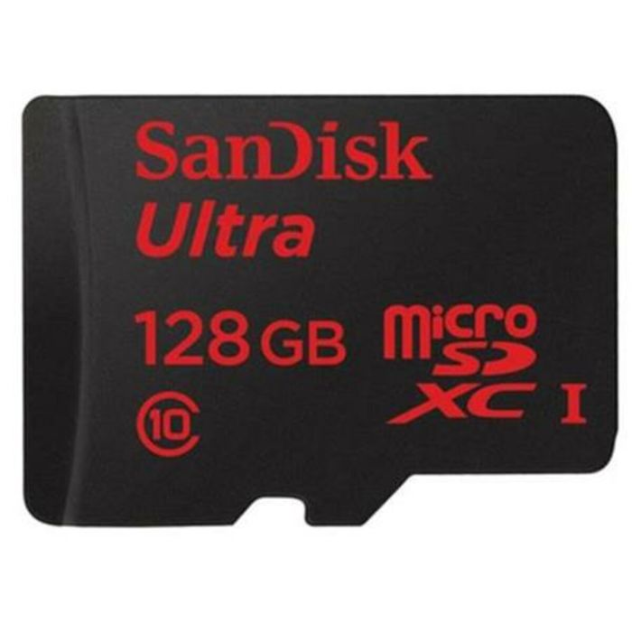 Карта пам'яті microSDXC (UHS-1) SanDisk Ultra 128Gb class 10 (80Mb/s, 533x) (adapter SD) (SDSQUNS-128G-GN6TA)