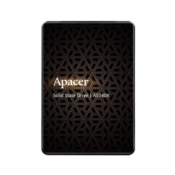 Накопичувач SSD Apacer AS340X 480GB 2.5"; 7mm SATAIII 3D NAND Read/Write: 550/520 MB/sec (AP480GAS340XC-1)