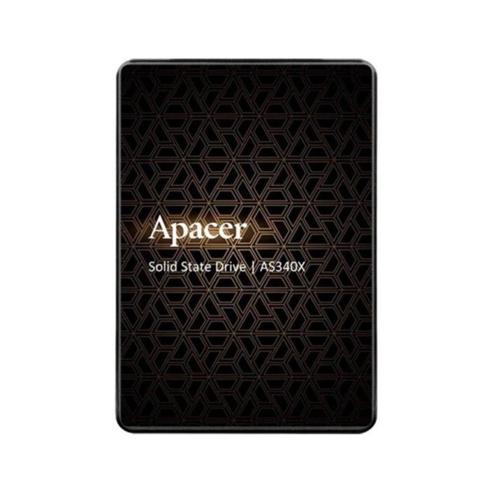 Накопичувач SSD Apacer AS340X 480GB 2.5"; 7mm SATAIII 3D NAND Read/Write: 550/520 MB/sec (AP480GAS340XC-1)
