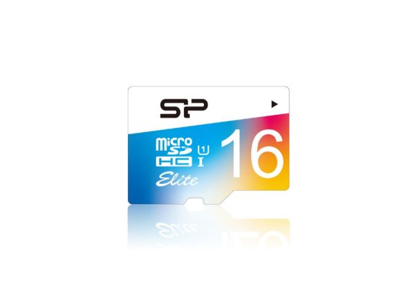 Карта пам'яті microSDHC (UHS-1) SiliconPower Elite Color (White) 16Gb class 10 (SP016GBSTHBU1V21)