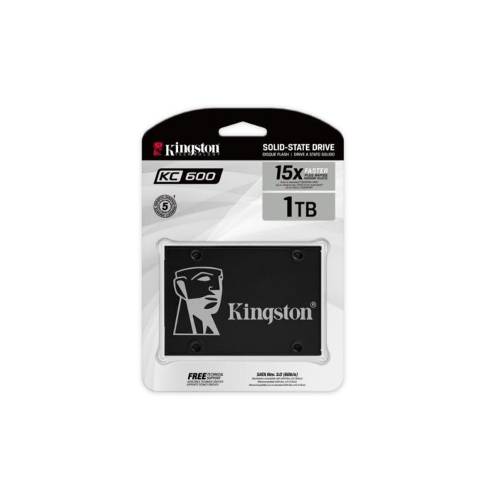 Накопичувач SSD Kingston KC600 1024GB 2.5" SATAIII (SKC600/1024G)