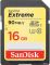 SDHC (UHS-1 U3) SanDisk Extreme 16Gb class 10 (90Mb/s, 600x) (SDSDXNE-016G-GNCIN)