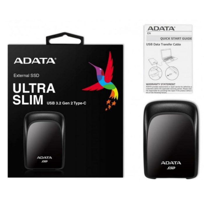 Портативний SSD ADATA SC680 240GB USB 3.2 Gen 2 Type-C Black (ASC680-240GU32G2-CBK)