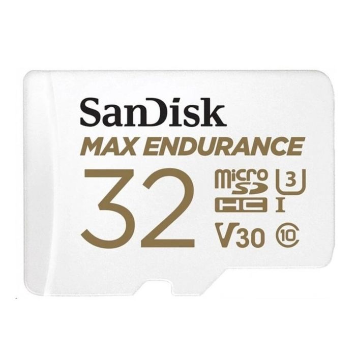Карта пам'яті microSDHC (UHS-1 U3) SanDisk Max Endurance 32Gb class 10 V30 (100Mb/s) (adapterSD) (SDSQQVR-032G-GN6IA)