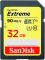 SDHC (UHS-1 U3) SanDisk Extreme 32Gb class 10 (90Mb/s, 600x) (SDSDXVE-032G-GNCIN)