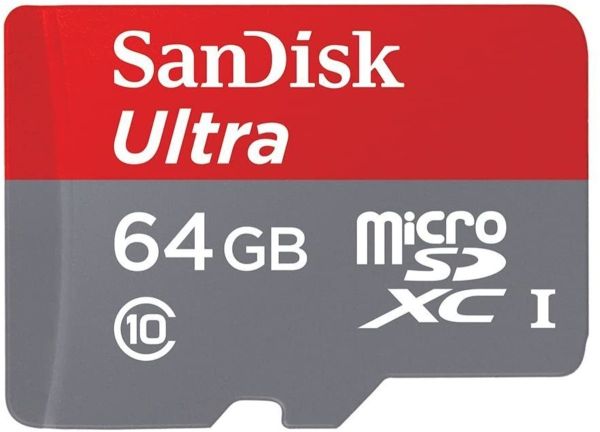 Карта пам'яті microSDXC (UHS-1) SanDisk Ultra 64Gb class 10 A1 (120Mb/s) (SDSQUA4-064G-GN6MN)
